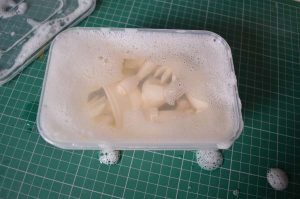 washing resin kit parts