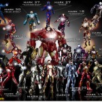 All the Hot Toys Iron Man armors in one picture