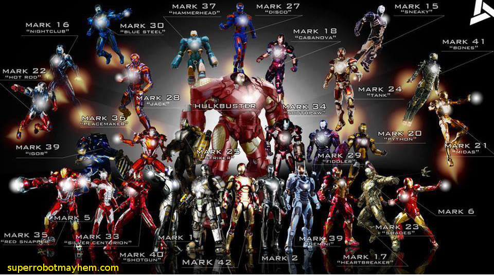 Hot Toys Iron Man Series Including Avengers 2 Hulk Buster
