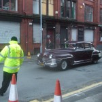 Captain America Manchester cars and explosion