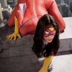 milo manara spider woman cosplay body paint
