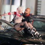 Harley Quinn on car