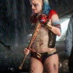 margot robbie harley quinn bat