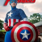 Avengers cosplay cover Michael Cox as Captain America