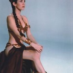 Carrie Fisher Slave costume photo