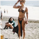 Leia on the beach