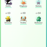 Pokemon Go eggs and pokemon