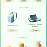 Pokemon Go upgrades