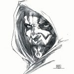 Darth Maul Sketch by Michael Turner